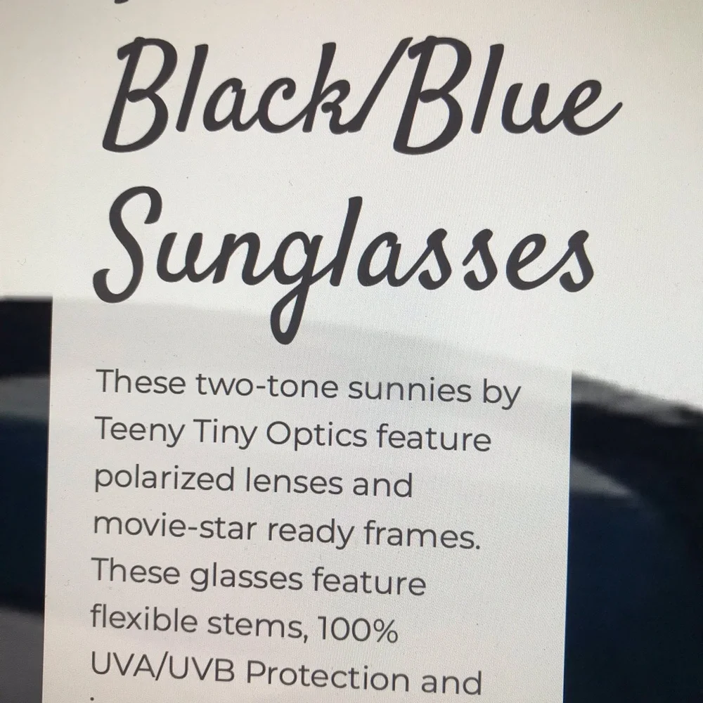 Teeny Tiny Optics Emerson Sunglasses